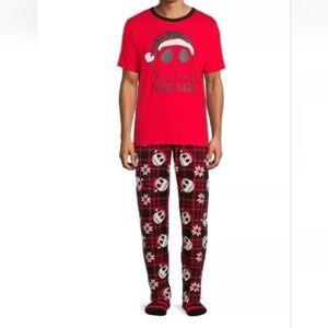 Disney’s Nightmare Before Christmas Men’s 3pc Pajamas Set sz medium comfy nwt